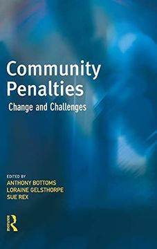 portada Community Penalties (Cambridge Criminal Justice Series) (in English)