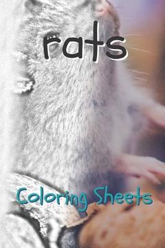 portada Rat Coloring Sheets: 30 Rat Drawings, Coloring Sheets Adults Relaxation, Coloring Book for Kids, for Girls, Volume 7 (en Inglés)