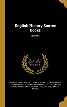 portada English History Source Books; Volume 1 (en Inglés)