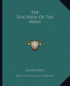portada the doctrine of the mean (en Inglés)