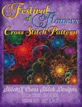 portada Festival of Flowers Cross Stitch Pattern (en Inglés)