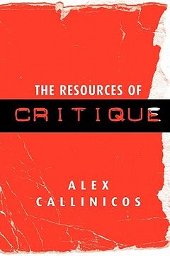 portada the resources of critique