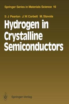 portada hydrogen in crystalline semiconductors (en Inglés)