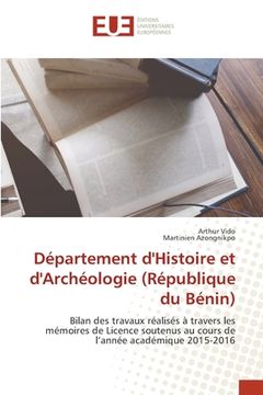 portada Département d'Histoire et d'Archéologie (République du Bénin) (en Francés)