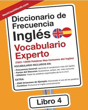 portada Diccionario de Frecuencia - Inglés - Vocabulario Experto: 7501-10000 Palabras mas Comunes del Ingles (in Spanish)