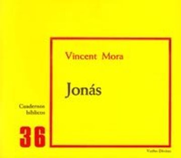 portada Jonás: Cuaderno Bíblico 36 (Cuadernos Bíblicos) (in Spanish)