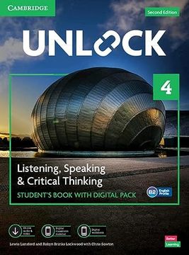 portada Unlock Level 4 Listening, Speaking and Critical Thinking Student's Book with Digital Pack [With eBook] (in English)