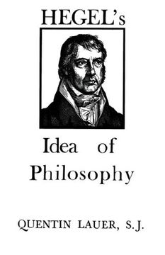 portada Hegel's Idea of Philosophy (en Inglés)