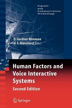 portada human factors and voice interactive systems (en Inglés)