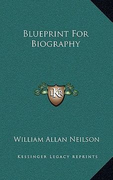 portada blueprint for biography (en Inglés)