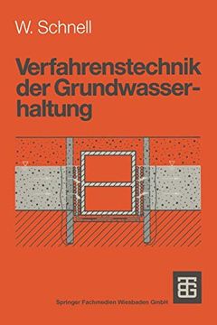 portada Verfahrenstechnik der Grundwasserhaltung (en Alemán)