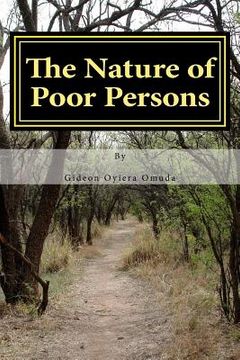 portada The Nature of Poor Persons (en Inglés)
