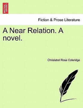 portada a near relation. a novel.
