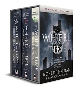 portada The Wheel of Time box set 5: Books 13, 14 & Prequel (Towers of Midnight, a Memory of Light, new Spring) (Wheel of Time box Sets) (en Inglés)