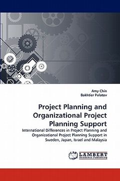 portada project planning and organizational project planning support (en Inglés)