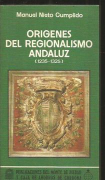 portada Origenes del Regionalismo Andaluz 1235-1325