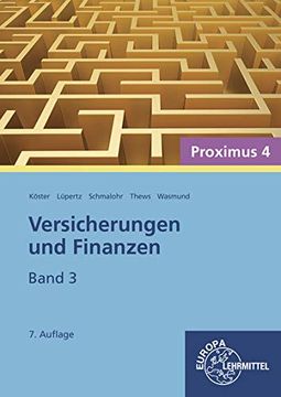 portada Versicherungen und Finanzen, Band 3 - Proximus 4 (en Alemán)