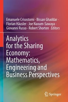 portada Analytics for the Sharing Economy: Mathematics, Engineering and Business Perspectives (en Inglés)