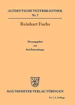 portada Reinhart Fuchs (Altdeutsche Textbibliothek) (in German)