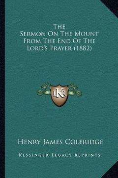 portada the sermon on the mount from the end of the lord's prayer (1882)