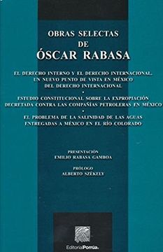 portada OBRAS SELECTAS DE OSCAR RABASA