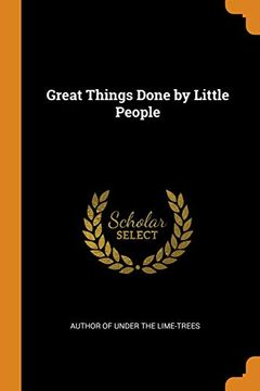 portada Great Things Done by Little People 