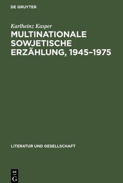 portada Multinationale Sowjetische Erzählung, 1945¿ 1975 