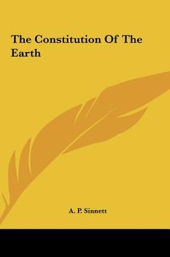 portada the constitution of the earth (en Inglés)