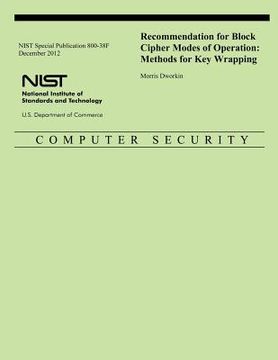 portada NIST Special Publication 800-38F Recommendation for Block Cipher Modes of Operation: Methods for Key Wrapping (en Inglés)