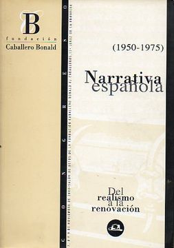portada actas del congreso "narrativa española" (1950-1975). del realismo a la renovación.