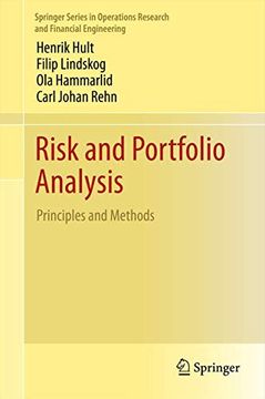 portada Risk and Portfolio Analysis: Principles and Methods (in English)