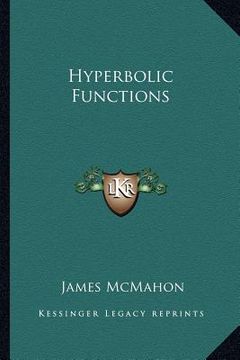 portada hyperbolic functions (en Inglés)