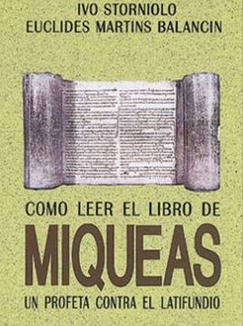 portada Como Leer el Libro de Miqueas (in Spanish)