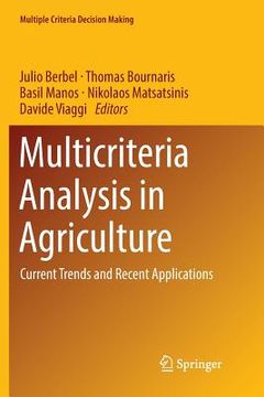 portada Multicriteria Analysis in Agriculture: Current Trends and Recent Applications (en Inglés)