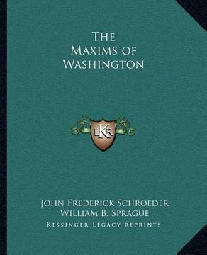 portada the maxims of washington (in English)