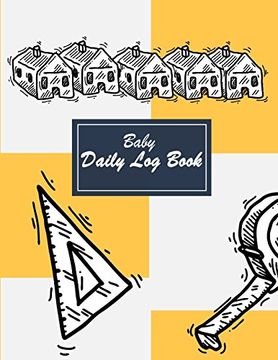 portada Baby Daily log Book: Baby's Eat, Sleep & Poop Journal, log Book, Baby's Daily log Book, Breastfeeding Journal, Baby Newborn Diapers, Childcare Report Book ,Meal Recorder, 120 Pages 8. 5" x 11" 