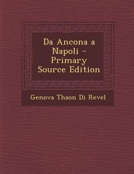 portada Da Ancona a Napoli (en Italiano)