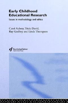 portada early childhood educational research: issues in methodology and ethics (in English)