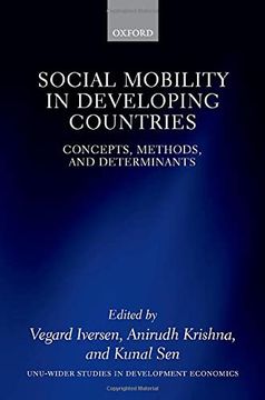 portada Social Mobility in Developing Countries: Concepts, Methods, and Determinants (Hardback) (en Inglés)