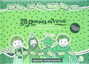 portada 28 Poesías en Verde: En Cada Poesía una Historia y en Cada Historia un Pequeño Mundo en Verde (28 Poesías en Colores)
