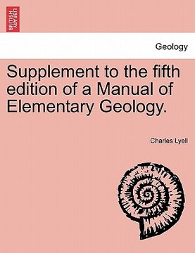 portada supplement to the fifth edition of a manual of elementary geology.