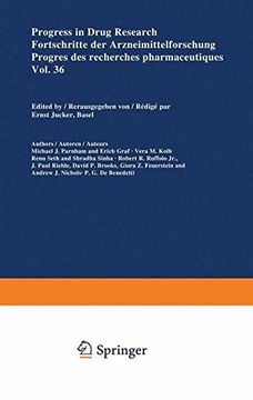 portada Progress in Drug Research / Fortschritte der Arzneimittelforschung / Progrès des recherches pharmaceutiques: Volume 36