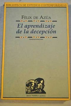 portada el aprendizaje de la decepción (in Spanish)