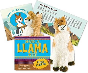 portada Hug a Llama Kit (Plush Toy and Book) (in English)