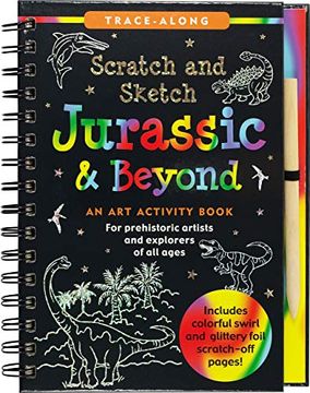 portada Scratch & Sketch Jurassic (Trace Along) (en Inglés)
