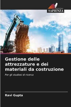 portada Gestione delle attrezzature e dei materiali da costruzione (in Italian)