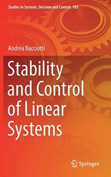 portada Stability and Control of Linear Systems (Studies in Systems, Decision and Control) (en Inglés)
