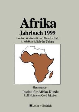 portada Afrika Jahrbuch 1999: Politik, Wirtschaft Und Gesellschaft in Afrika Südlich Der Sahara (en Alemán)