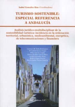 portada Turismo Sostenible: Especial Referencia A Andalucía (in Spanish)