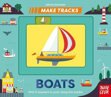 portada Make Tracks: Boats (Board Book)